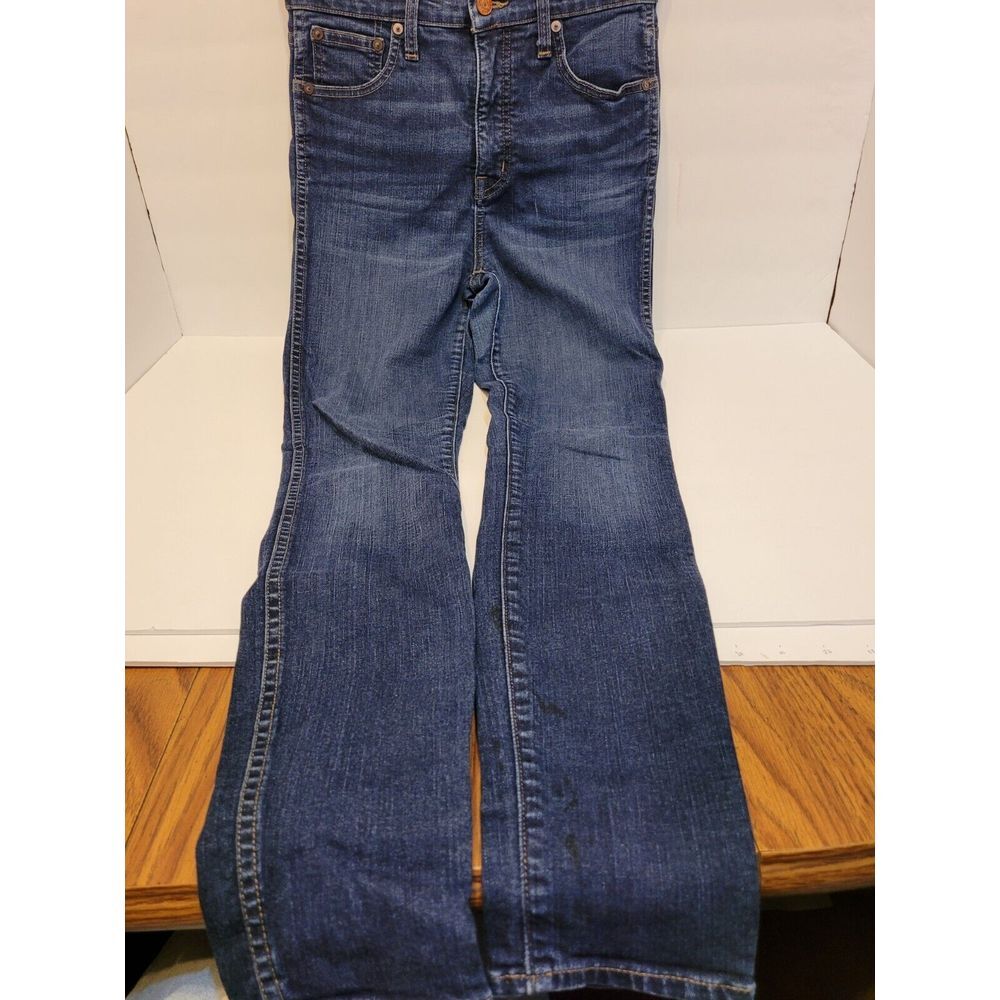 Madewell Slim Boyjean Womens 24 Blue Good High Rise Stretch Denim Jeans